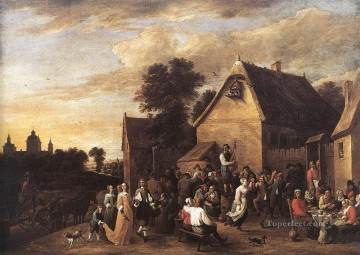 Flemish Kermess 1652 David Teniers the Younger Oil Paintings